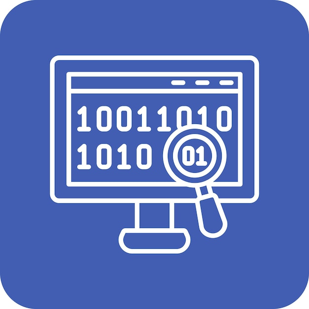 binary code icon