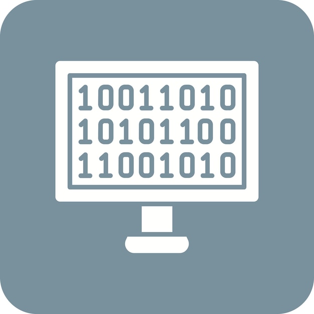 binary code icon