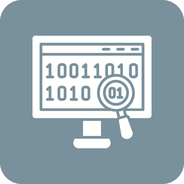 binary code icon