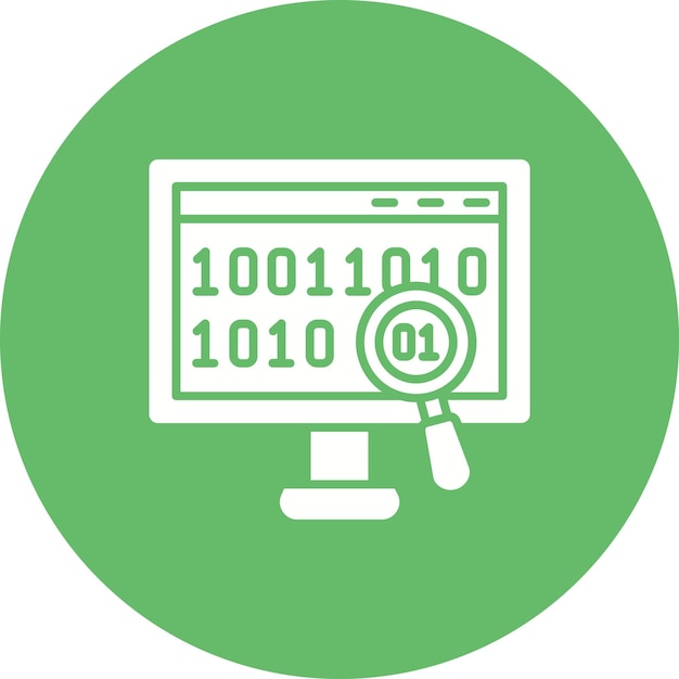 binary code icon