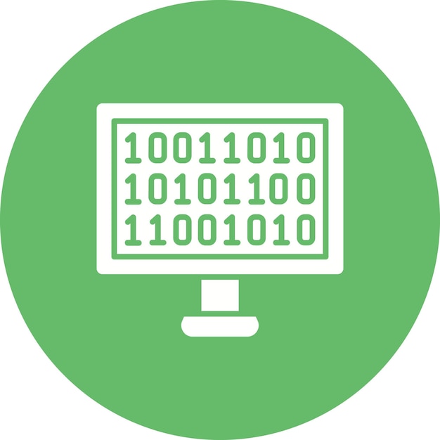 binary code icon