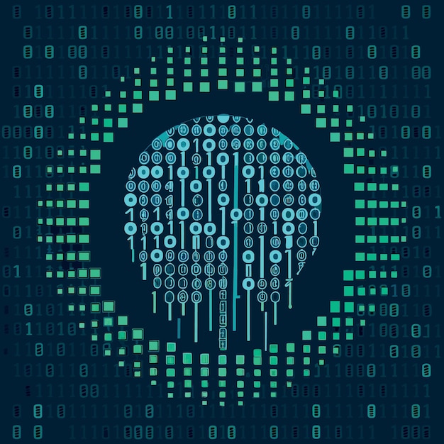binary code pattern digital technology background abstract matrix programming computer code