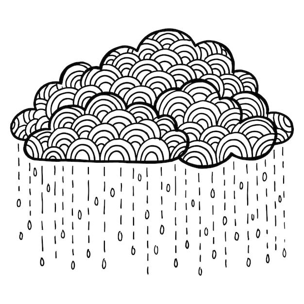 binary code rain cloud technology vector art