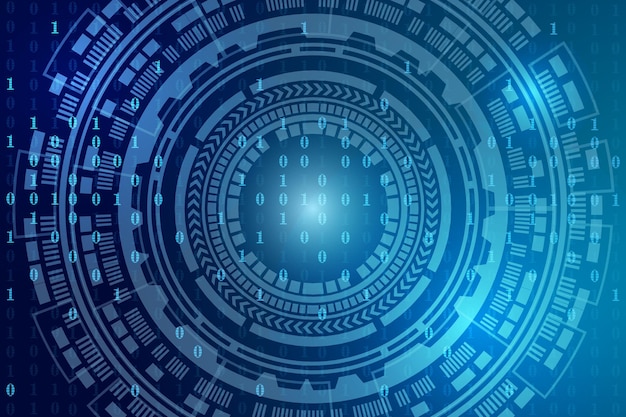 binary code technology background
