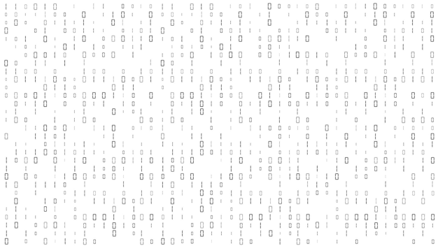 binary code white number pattern computer data zero and one symbols digital matrix backdrop software encryption coding algorithm security technology vector texture background