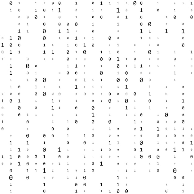 binary code zero one matrix white background abstract matrix background binary computer code