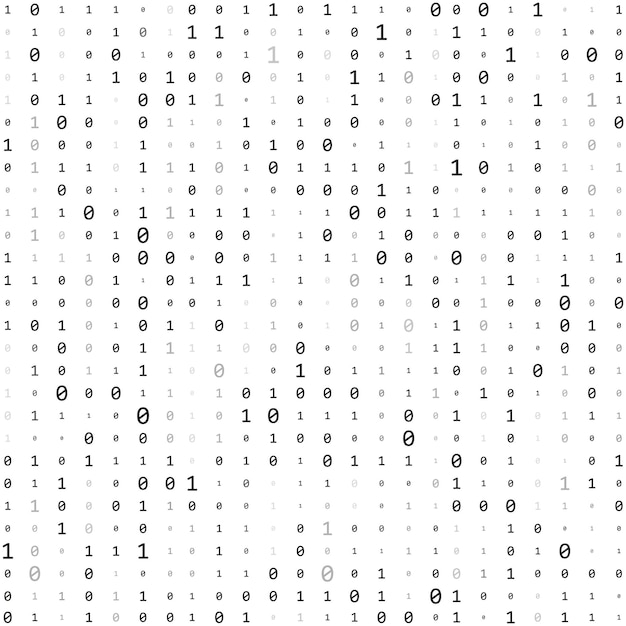 binary code zero one matrix white background abstract matrix background binary computer code