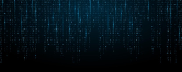 binary data software programming code background random 0 and 1 numbers of program code digital data technology concept vector illustration