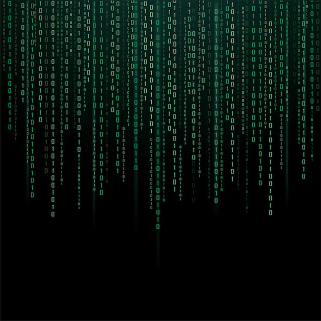 binary data and streaming binary code background