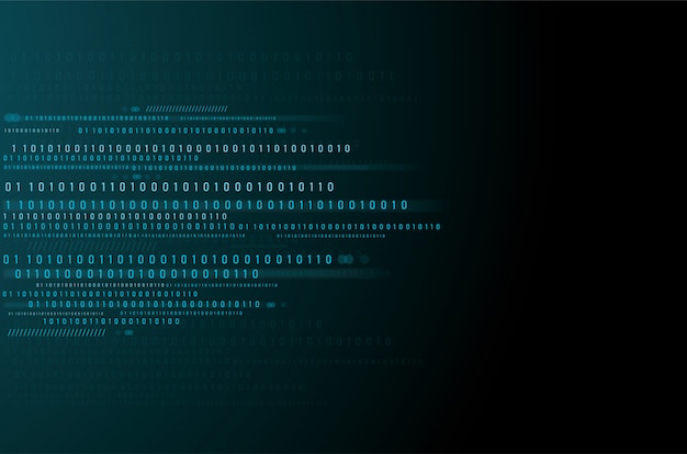 binary data and streaming binary code background