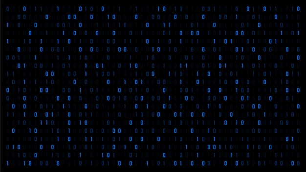 binary matrix code background