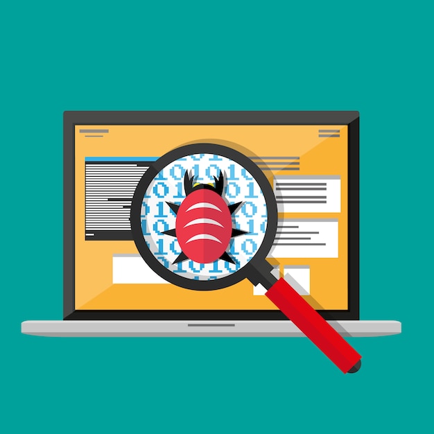bug and virus in the programming code