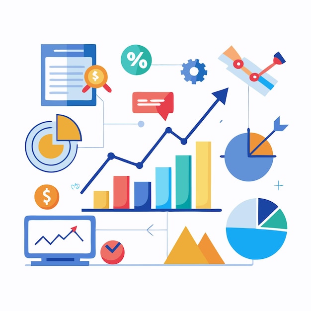 business analytics and data visualization elements