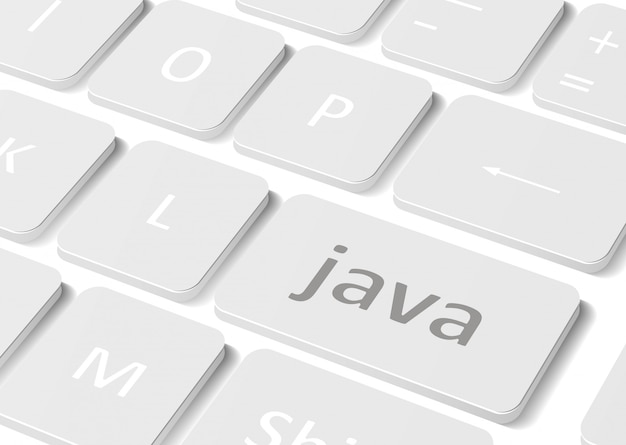 button java on computer keyboard