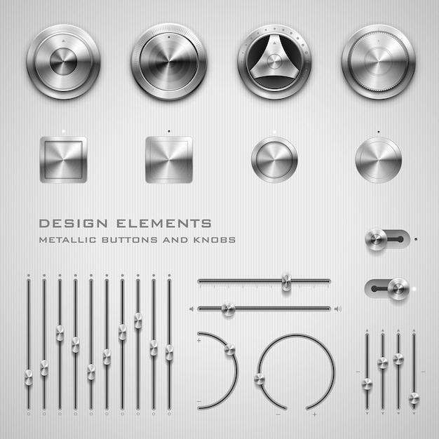 buttons and knobs