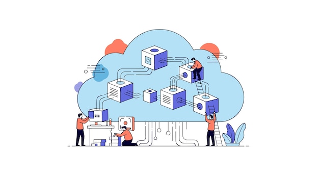 Cloud Computing and Data Processing Visualization