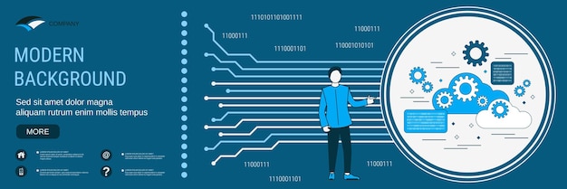 cloud data processing concept