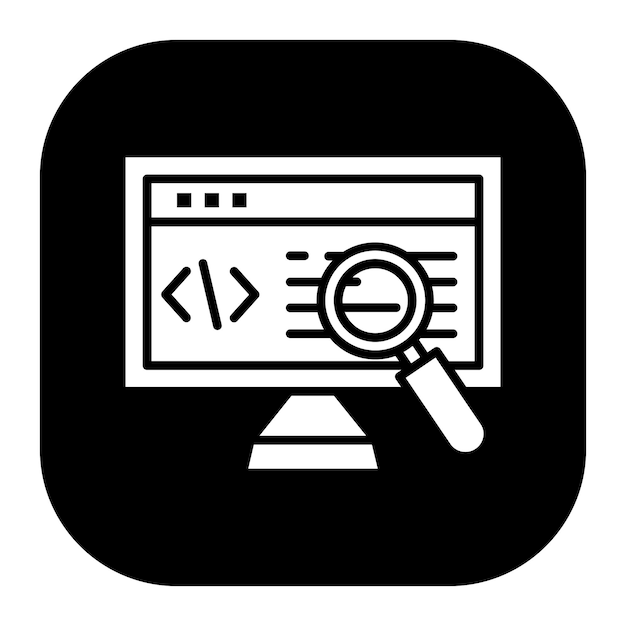 code testing vector illustration