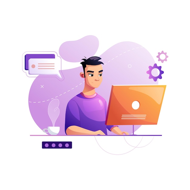 coder developer concentrated at working project developing programming and coding technologies
