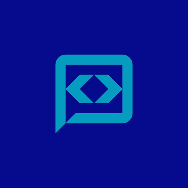 coding chat logo web develop talk logo programming code logo