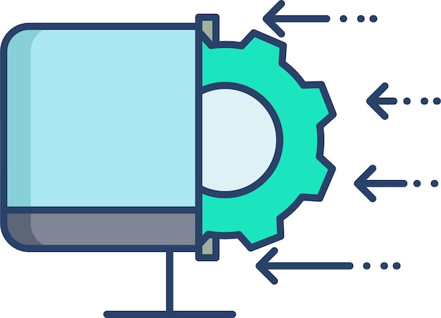 computer processing and data input workflow
