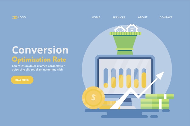 conversion optimization concept