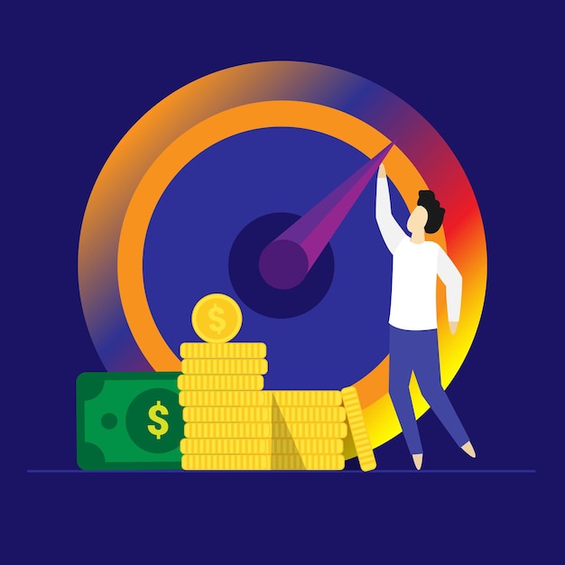 cost controlling and expense reduction dollar rate decrease price minimizing with performance char
