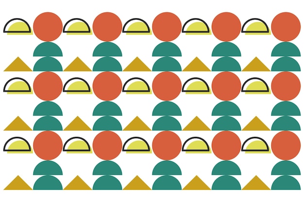 creative shape pattern background vector