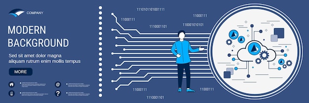 cryptocurrency cloud mining cloud computing data processing concept