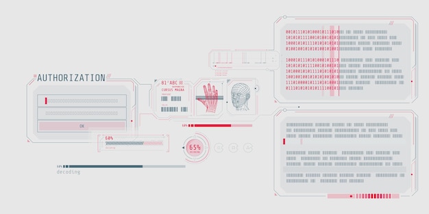 data decoding program interface with authorization window