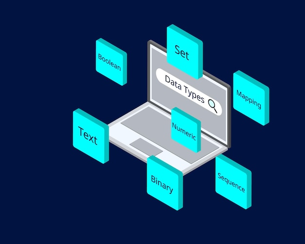 data types in python programming from laptop