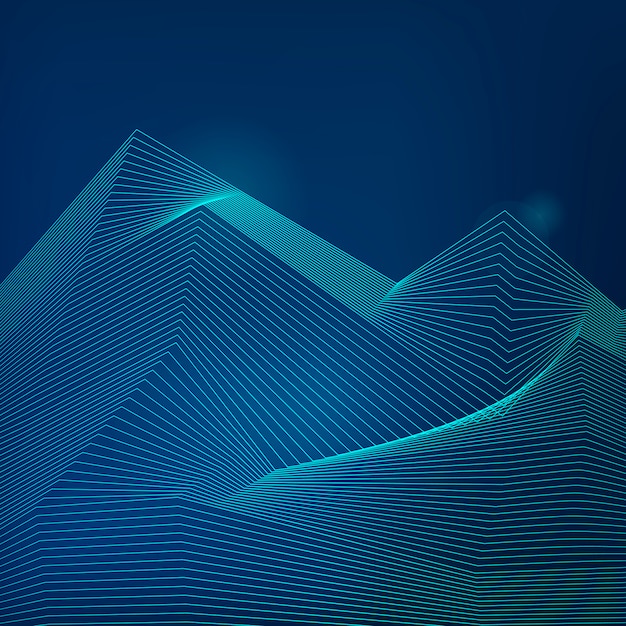 data visualization dynamic wave pattern vector