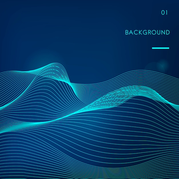 data visualization dynamic wave pattern vector