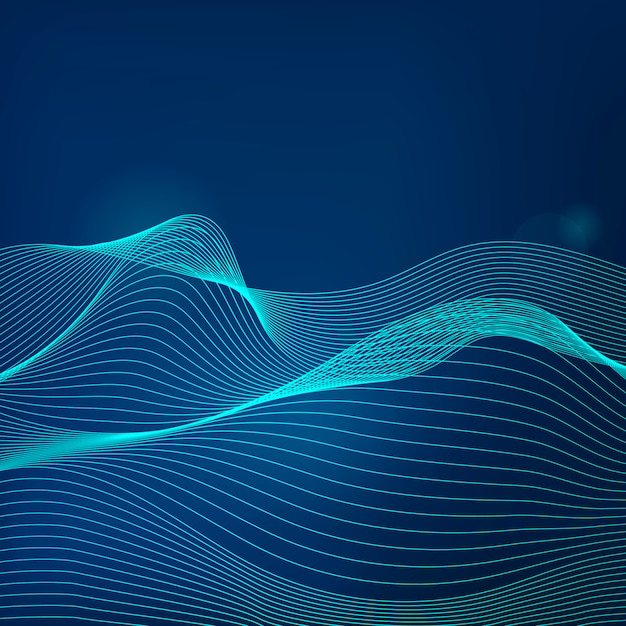 data visualization dynamic wave pattern vector