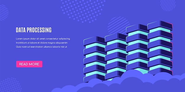 database, data processing   .