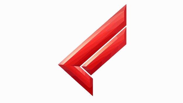 decrease arrow symbol red icon business concept