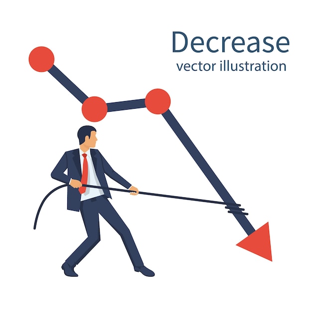 decrease graph vector