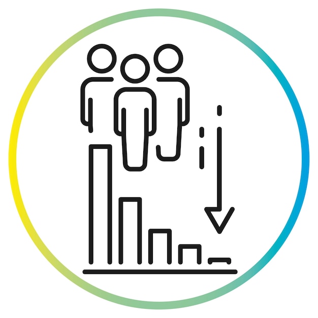 decrease population icon