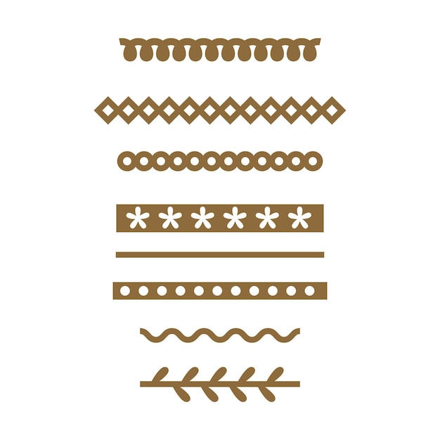 design elements pattern for easter egg linear pattern