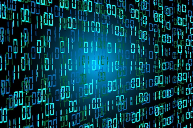 digital background with programming code