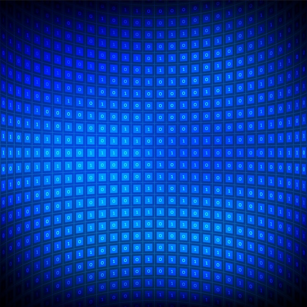 digital binary code background. coding or hacker 