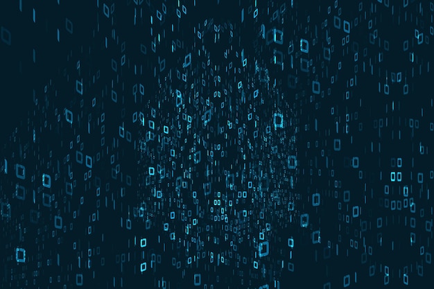 digital binary code background