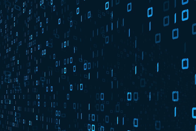 digital binary code background