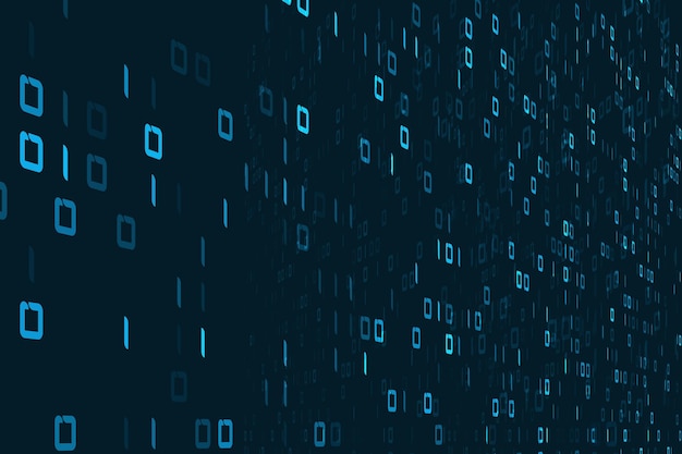 digital binary code background