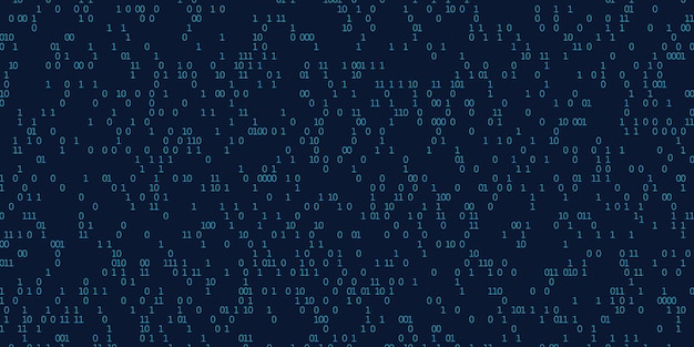 digital binary code stream background