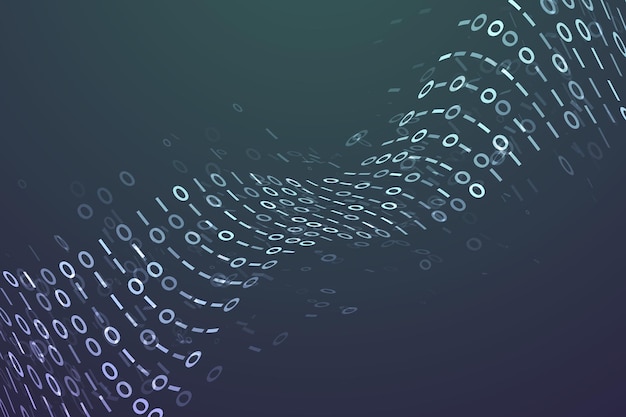 digital code background