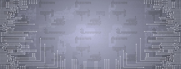 electronic circuit and binary code