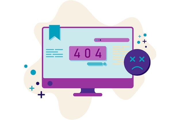 error code 404 on computer and problematic internet connection