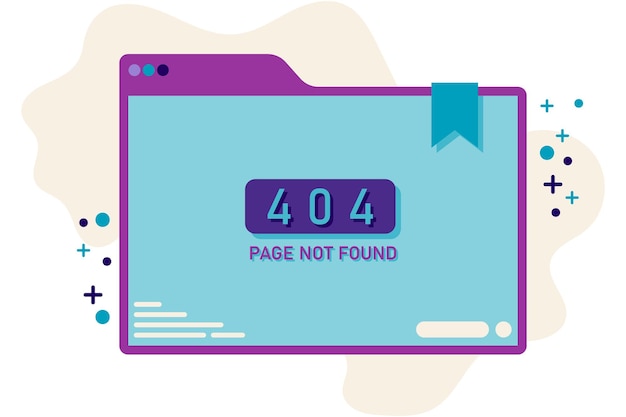 error code 404 on a computer or smartphone