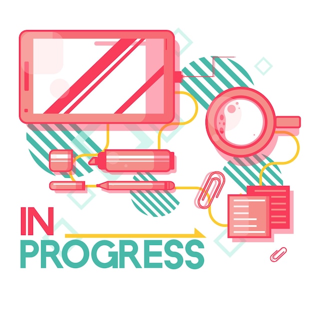 everyday objects in progress